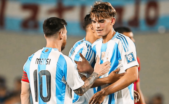 Lionel Messi - Nicolás Paz - Selección Argentina - Eliminatorias