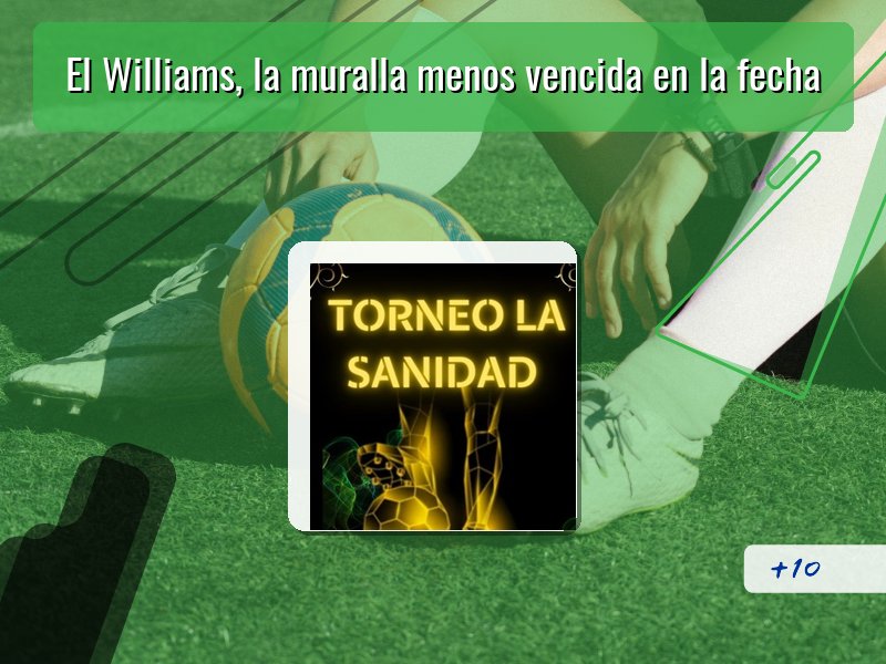 El Williams, la muralla menos vencida en la fecha