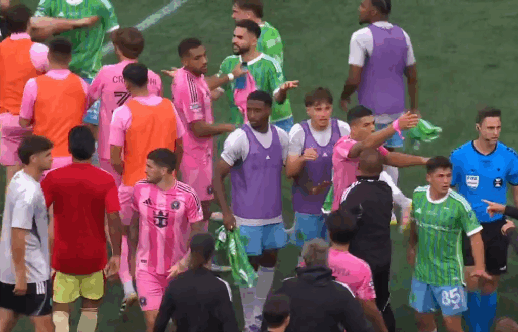 La final de la Leagues Cup terminó con todo menos calma