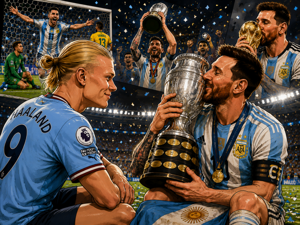 ¡Haaland ama a Messi!
